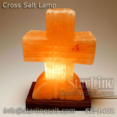 Cross Salt Lamp